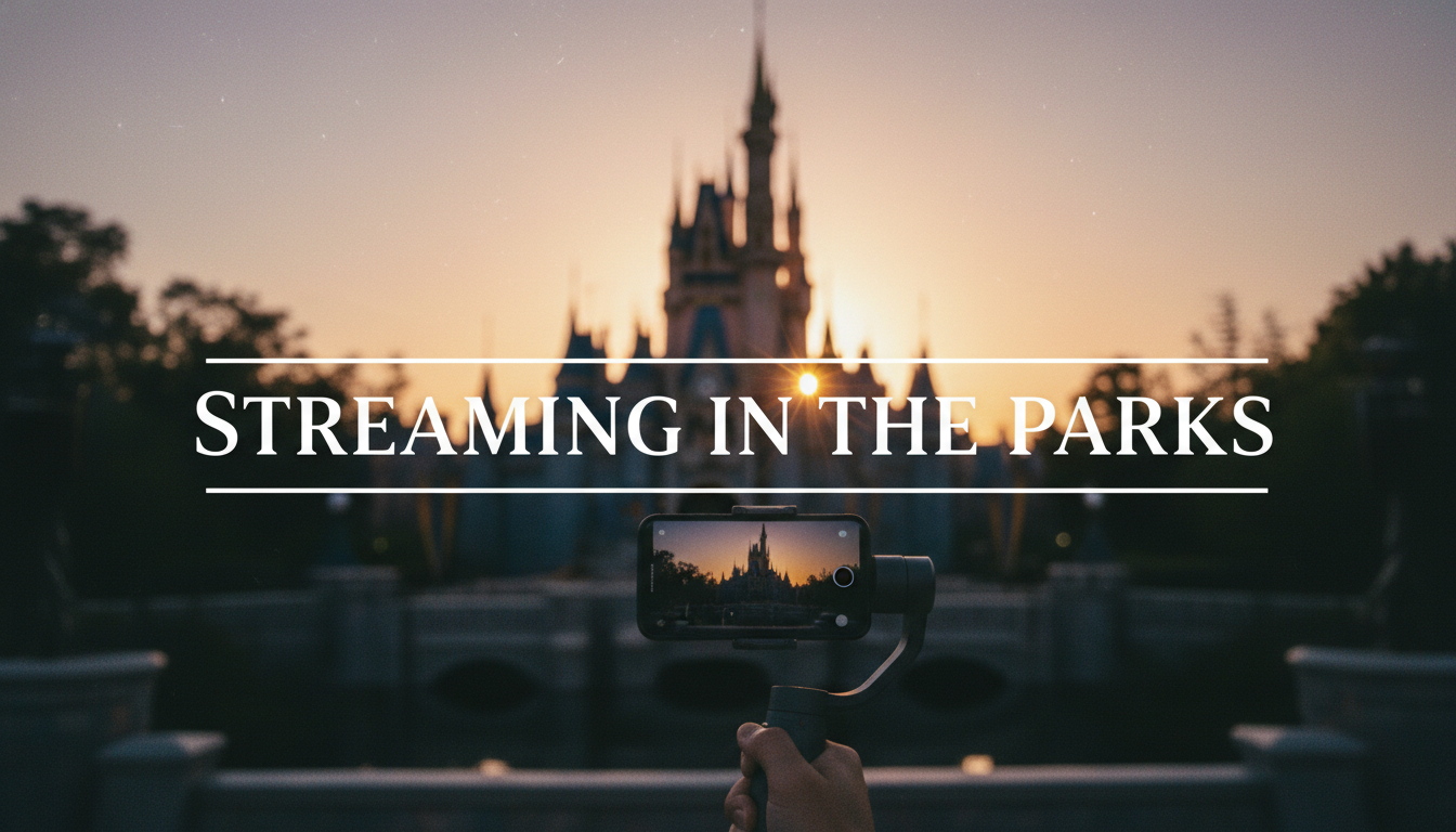 Could a Live Streaming Crackdown Be Coming to Disney Parks?
