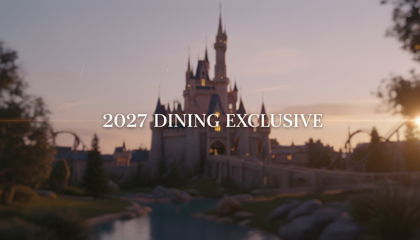 Confirmed: Huge Free Dining Offer Announced for Disney World 2027!