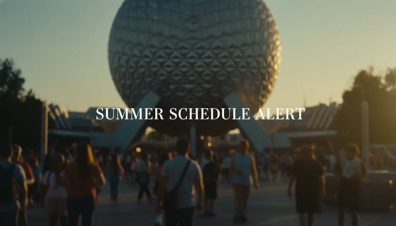 EPCOT Early Closure Alert: What You Need to Know for Summer 2026